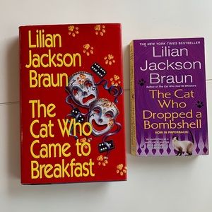 3/$15 Two Lillian Jackson Braun cat mystery novels